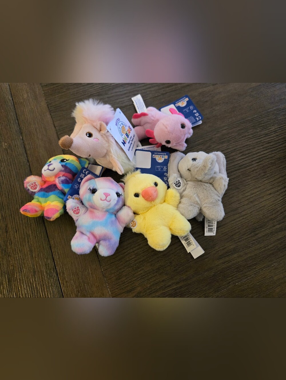 Build-a-bear Micro Beans Plushies